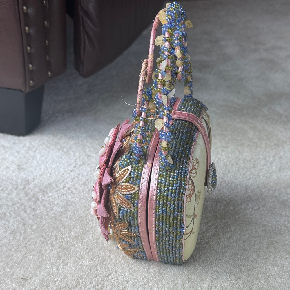Mary Frances Embellished Floral Handbag - Picture 6 of 16